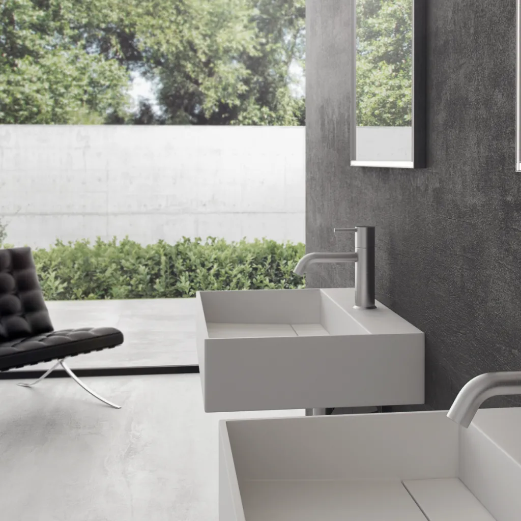 Kubo 60 - 60x40 Håndvask, Mathvid SolidTec®