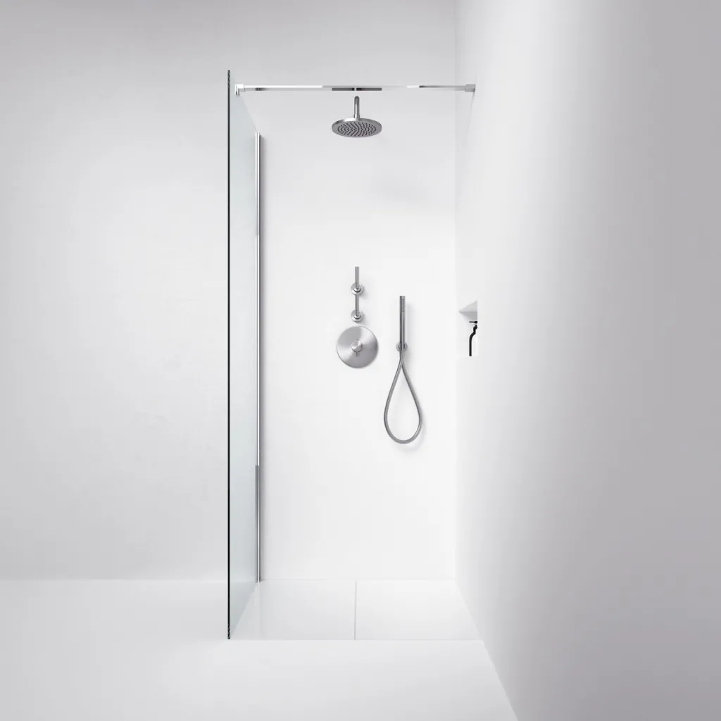Minimalism M70W - Brusevæg 8 mm, 67,5x200h, Easy Clean