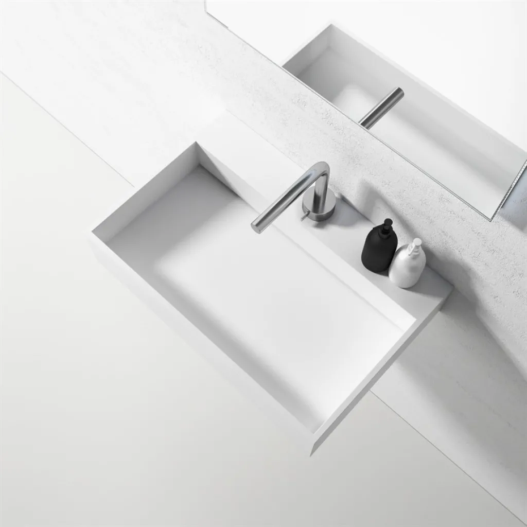 Kubo Inside 60 - 60x40 Håndvask , Mathvid SolidTec®