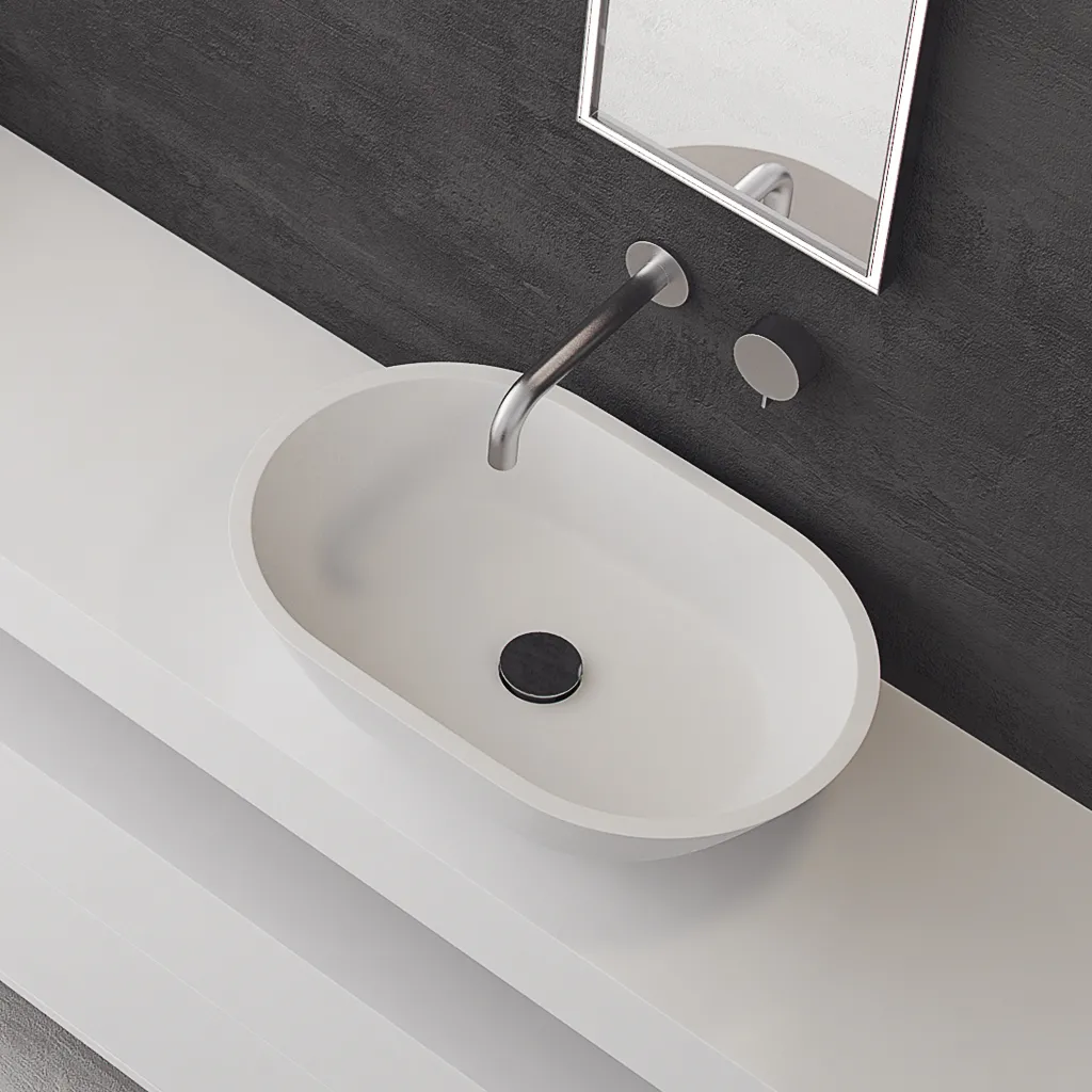 Mood Two 58 - 58x38 Vaskebowle, Mathvid SolidTec®