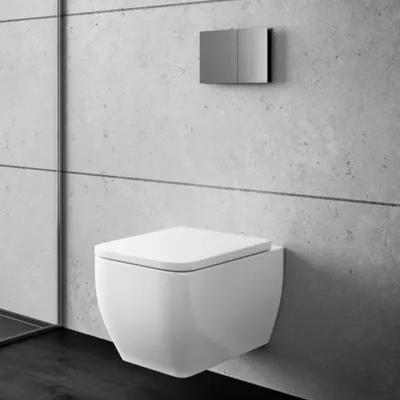 The Class TC18 - 50 cm., Rimless + EasyClean, Hvid