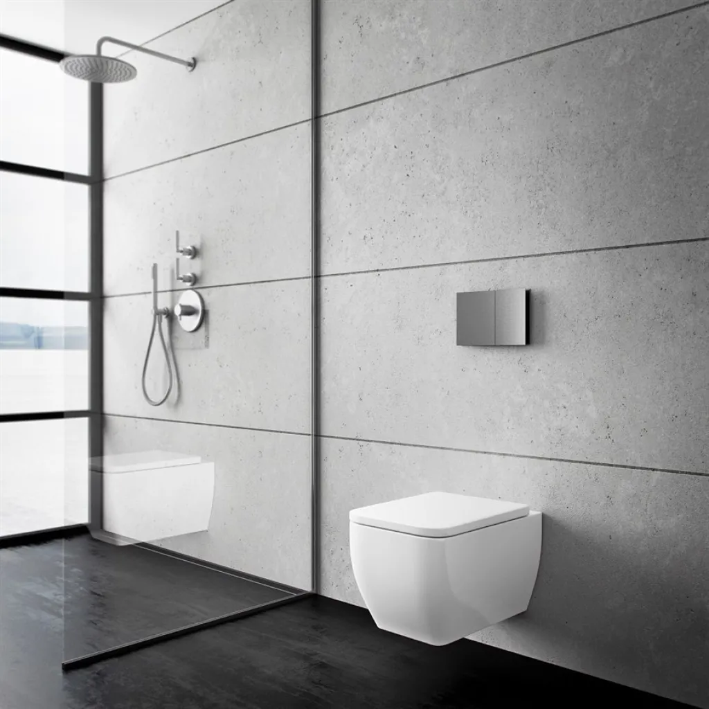 The Class TC18 - 50 cm., Rimless + EasyClean, Hvid