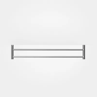 Minimalism M19D62 - Dobbelt Håndklædestang, 62 cm, Krom
