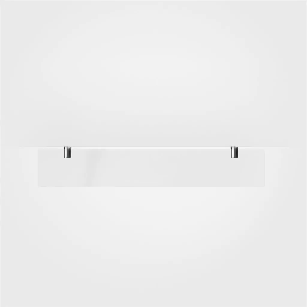 Minimalism M25 - Glashylde m/ 2 stk. holdere, Krom