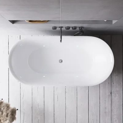 Curio Spa 170 - Wellness Spa Tub 170x80 cm, Blank Hvid