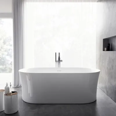 Curio Spa 170 - Wellness Spa Tub 170x80 cm, Blank Hvid