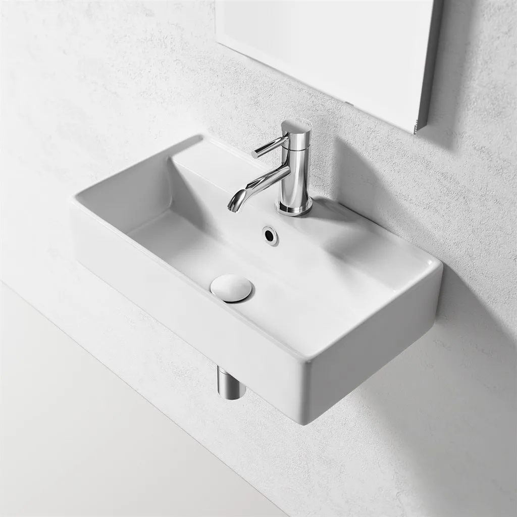 ArkiLife Caza Code 540 - 55x31 cm Hvid Porcelænsvask