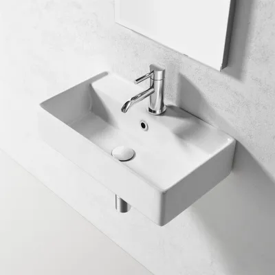 ArkiLife Caza Code 540 - 55x31 cm Hvid Porcelænsvask