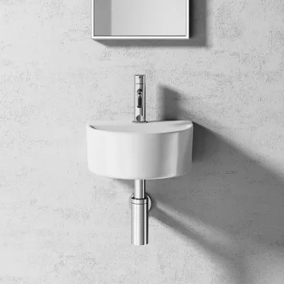 Tara 320 - 30x26 cm Hvid porcelænsvask