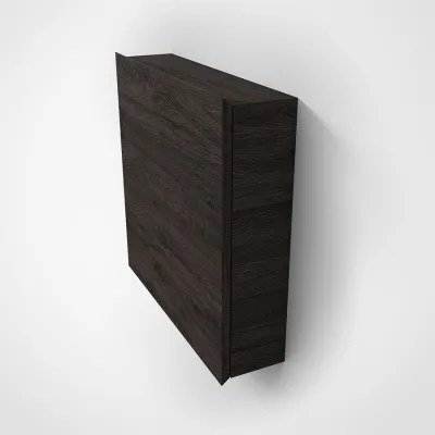 Copenhagen Front - 60x60x15 cm Vægskab, Smoked Black Oak