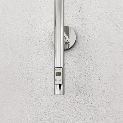 Pulcher® Style PS14 - Elektrisk Håndklædetørrer m/timer, Krom