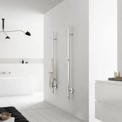Pulcher® Style PS14 - Elektrisk Håndklædetørrer m/timer, Krom