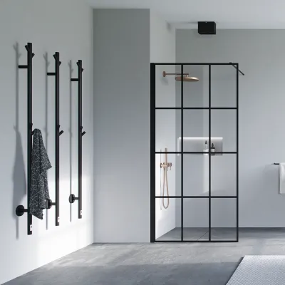 Pulcher® Style PS14 - Elektrisk Håndklædetørrer m/timer, Matsort