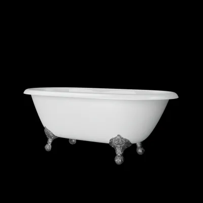 The Supell 152 - White, Emaljeret Støbejernsbadekar