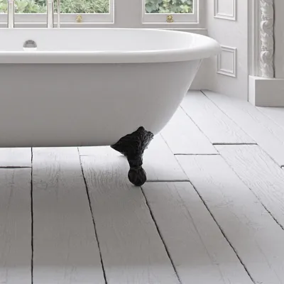 The Supell 168 - Black & White, Emaljeret Støbejernsbadekar