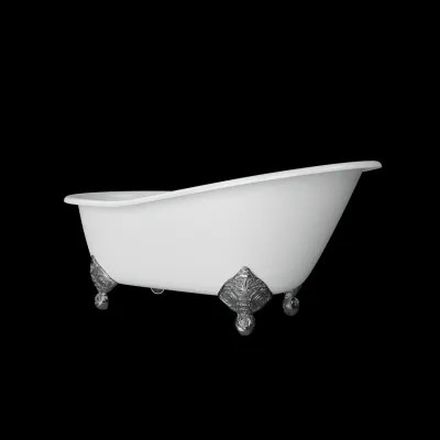 The Joyus 156 - White, Emaljeret Støbejernsbadekar