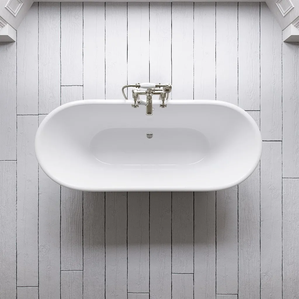 The York 170 - White, Emaljeret Støbejernsbadekar