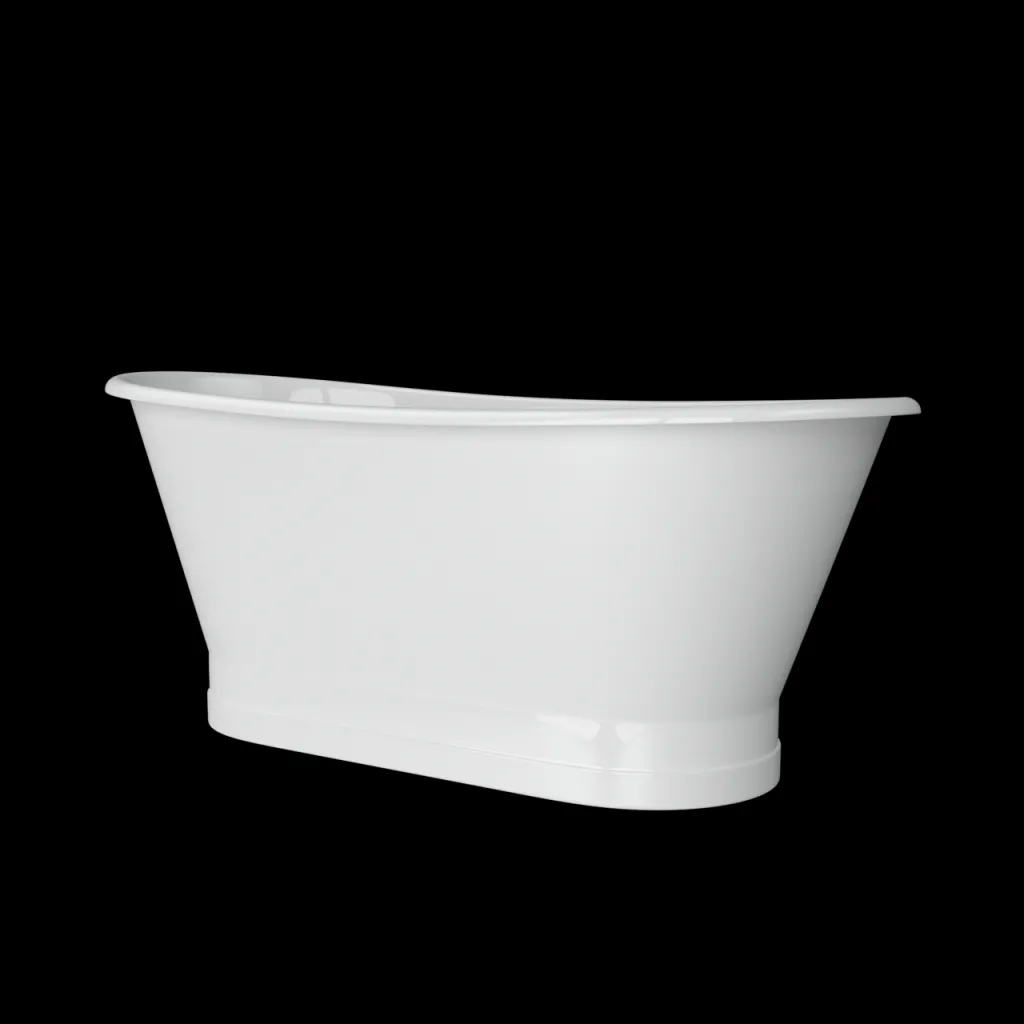 The York 170 - White, Emaljeret Støbejernsbadekar