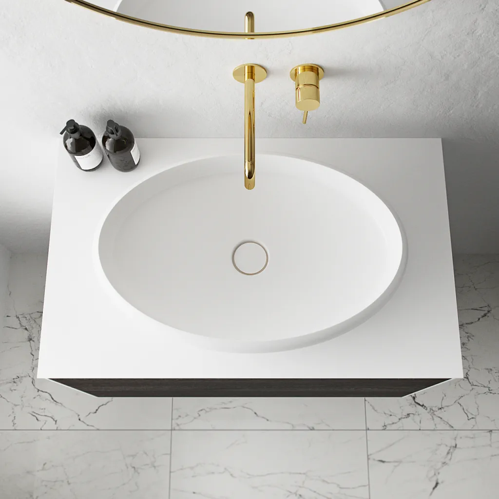 Boheme 60 - 60x40 cm Vaskebowle - Mathvid SolidTec®
