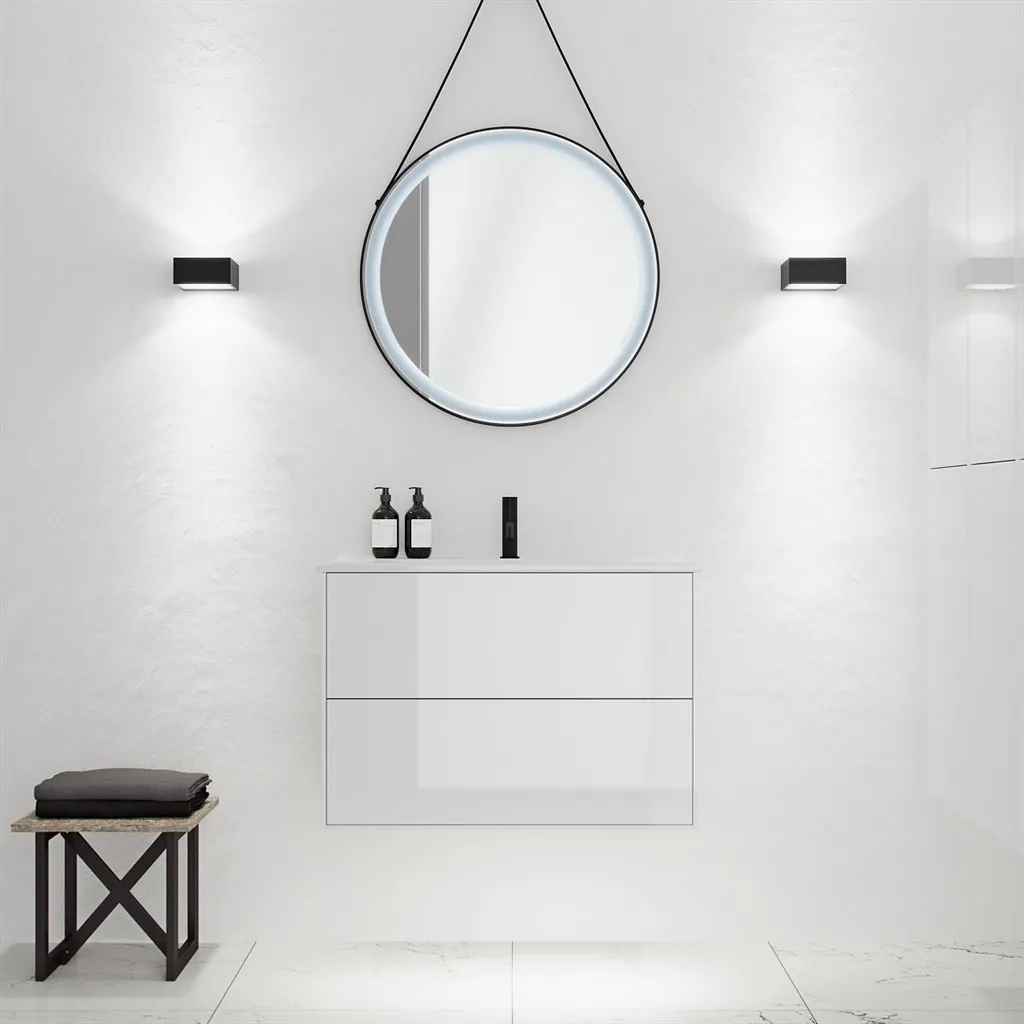 ArkiLife Cobus ACC80 - Slim-Design Møbel 81x46,5 cm m/Porcelænsvask