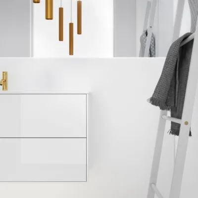 ArkiLife Cobus ACC120 - 121x46,5, Slim-Design Møbel 121x46,5 cm m/Porcelænsvask