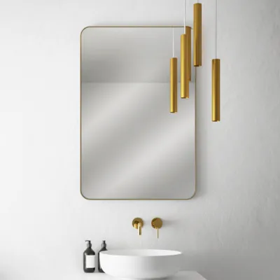 Déco Dé Lux 60x80 - Børstet messing