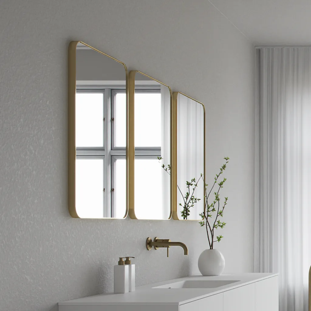 Déco Dé Lux 50x70 - Børstet messing