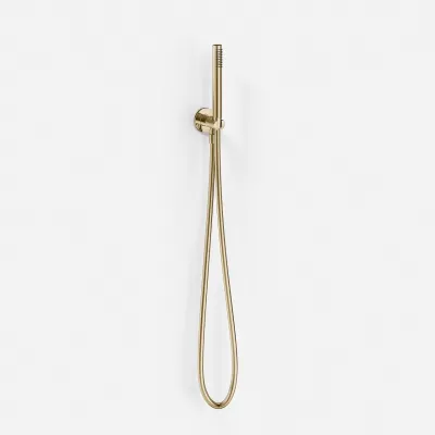 Semplice/Fly Classic SSH220 - Håndbrusersæt, Poleret Messing Natur