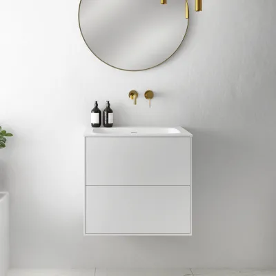 Pulcher Mood 60 Soft - Badmøbel 60x46 cm, Mathvid m/ SolidTec® vask