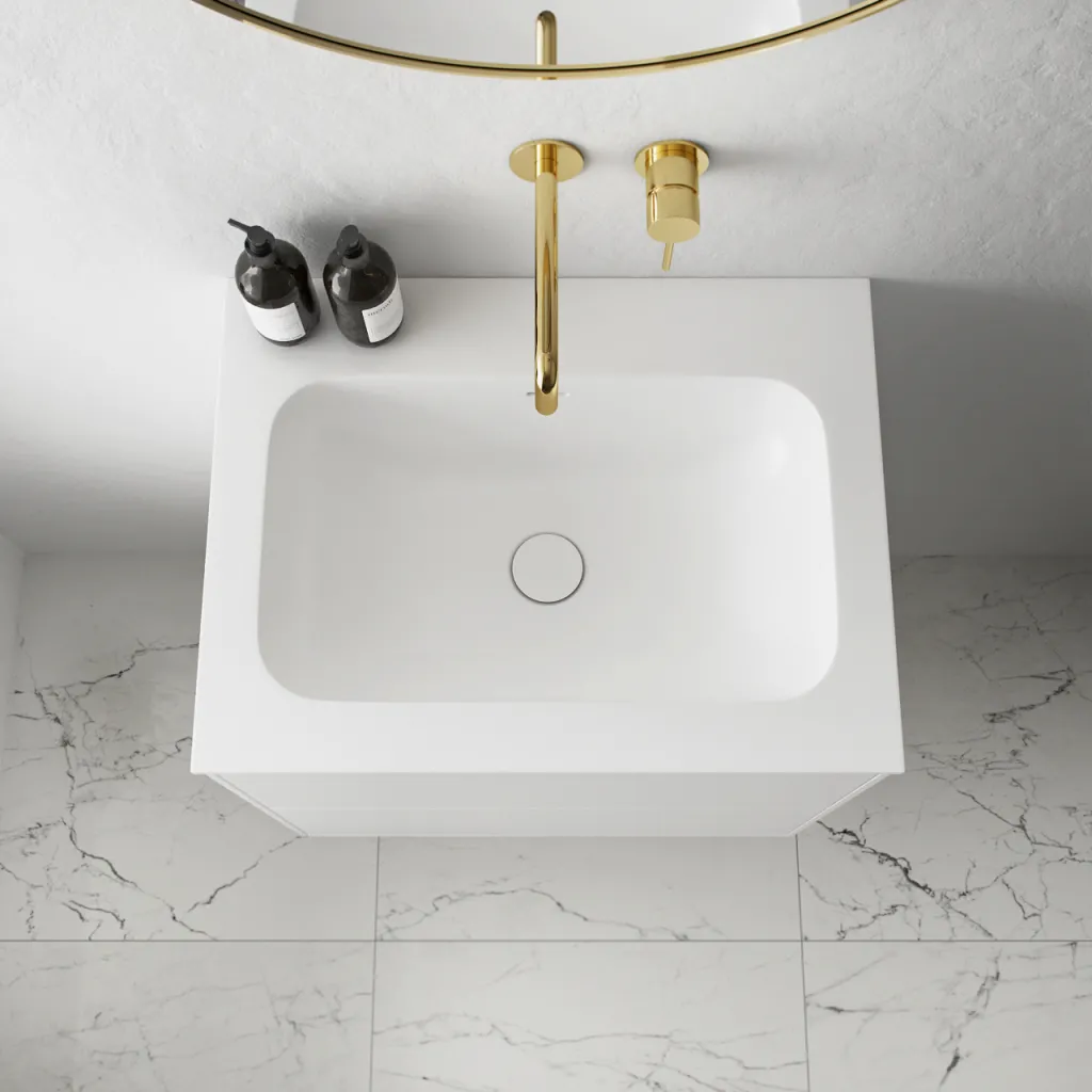 Pulcher Mood 60 Soft - Badmøbel 60x46 cm, Mathvid m/ SolidTec® vask