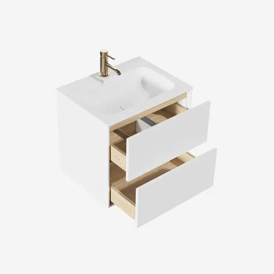 Pulcher Mood 60 Soft - Badmøbel 60x46 cm, Mathvid m/ SolidTec® vask