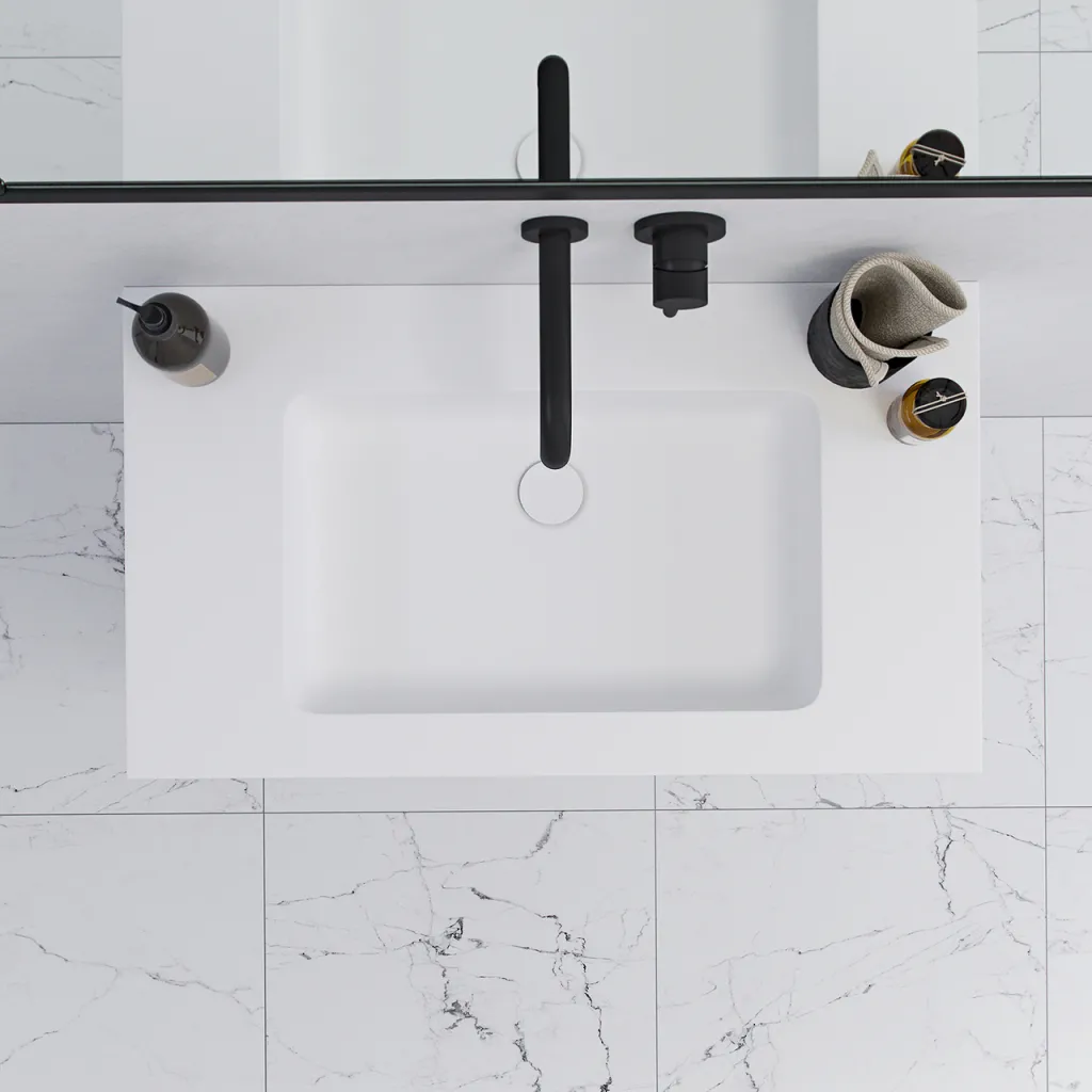 Pulcher Mood 80 Soho - Badmøbel 80x46 cm, Mathvid m/ SolidTec® vask