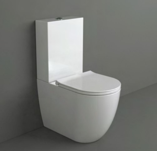 Vignoni VI09 universal toilet - Hvid porcelæn