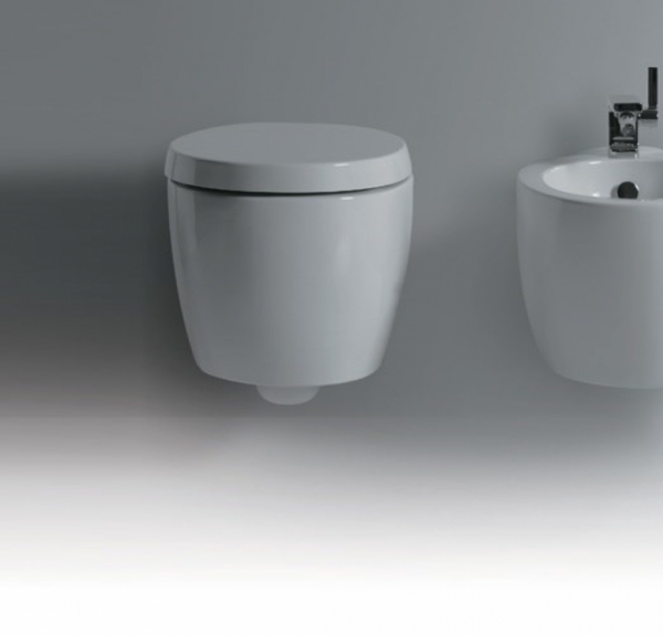 Bohémien BO18 - Væghængt Toilet - Hvid