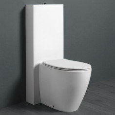 Spazio LFT09 - Gulvstillet Toilet, Hvid Porcelæn