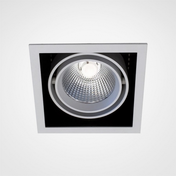 Exsite 1 LED - 130x130 mm, inkl. driver & lyskilde, Hvid