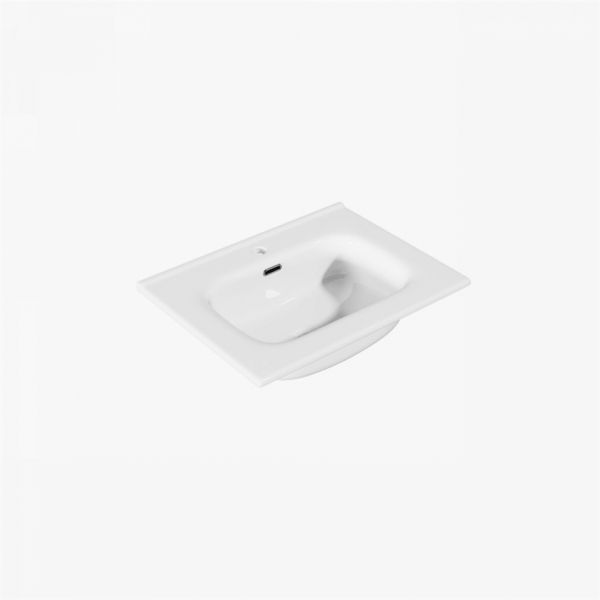 ArkiLife® Cobus ACC60-CB - 61x46,5 Slim-Edge, Hvid porcelænsvask